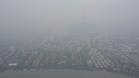 Hiperlapso-Aéreo-De-La-Contaminación-Del-Aire-En-Una-Ciudad-Del-Sudeste-Asiático