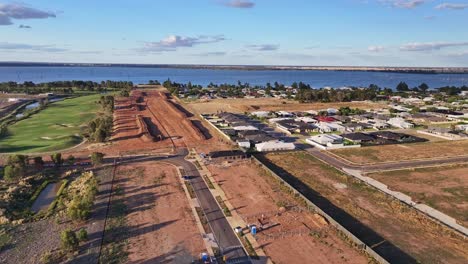 Over-construction-of-a-new-road-for-a-new-housing-estate-and-golf-course-and-Lake-Mulwala-beyond
