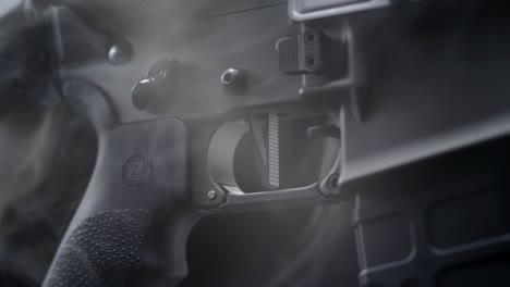 Black-Rifle-Enveloped-in-Smoke-on-Dark-Background
