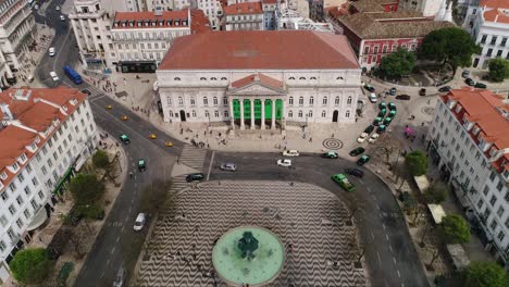 City-Center-of-Lisboa-Portugal-Aerial-Drone-View-Flying-Over