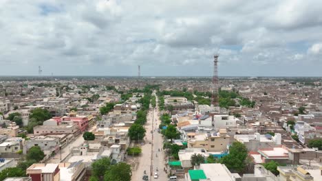 Aerial-View-Of-Mirpur-Khas-City-In-Sindh