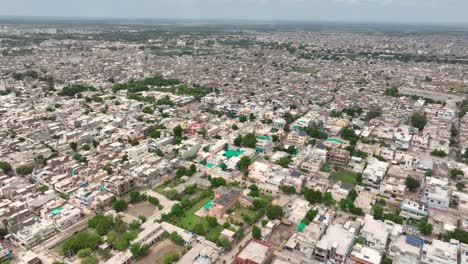 Aerial-Overview-Of-Mirpur-Khas-City-In-Sindh