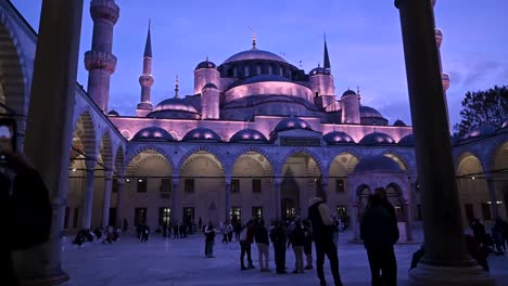 Large-cathedral-within-Istanbul,-Turkey,-Europe