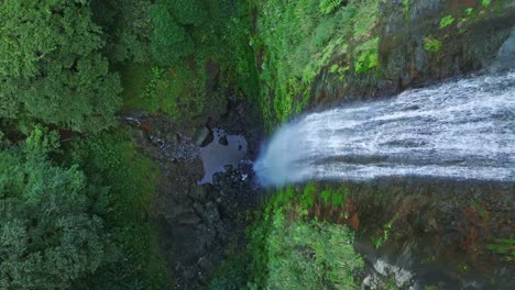 Draufsicht-Auf-Den-Wasserfall,-Der-In-Den-Dschungel-In-Der-Salto-Del-Rodeo-Region-Von-Bonao-Fällt