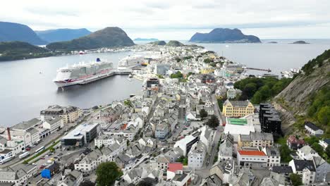 Ålesund-city-and-center-is-a-fantastic-sight-from-a-drone