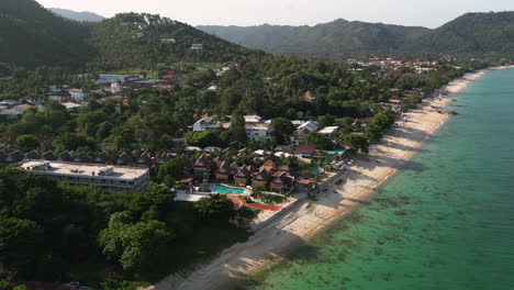 Lamai-Beach-Hotels,-Resorts,-And-Luxury-Villas-In-Koh-Samui,-Thailand