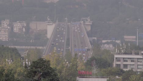 Top-shot-of-Chongqing-Yangtze-River-Bridge
