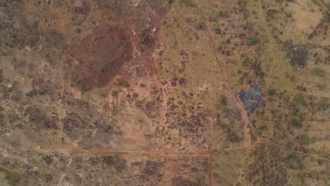 Drohnenvideo-Zeigt-Landschaft-In-Burkina-Faso,-Afrika---Afrika-Landschaftsdrohnenvideo