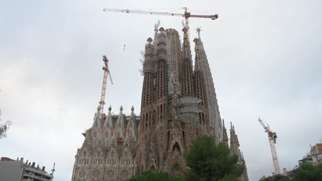 After-144-long-years-of-construction,-the-Sagrada-Familia-is-the-largest-unfinished-Catholic-church-in-the-world-and-part-of-a-UNESCO-World-Heritage-Site