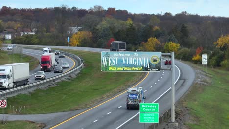 Willkommen-Im-West-Virginia-Schild
