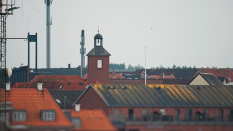 Roofs-and-towers-in-the-Hirtshals-city-port