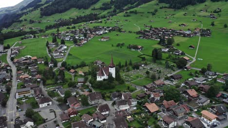 establish-shot-lower-swill-in-Switzerland-Ariel-view-Many-houses-are-visible-in-the-distance-tourist-best-place-in-Switzerland