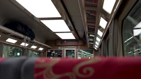 Inside-View-Behind-Seat-Of-Nankai-30000-Series-Waiting-At-Namba-Station-To-Depart