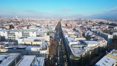 Xmas-sunny-winter-day-Snow-City-Berlin-Germany