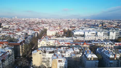 Navidad-Soleado-Día-De-Invierno-Nieve-Ciudad-Berlín-Alemania