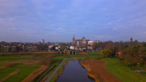 Establishing-of-Den-Bosch-city-border-between-urban-and-rural-landscape-drone