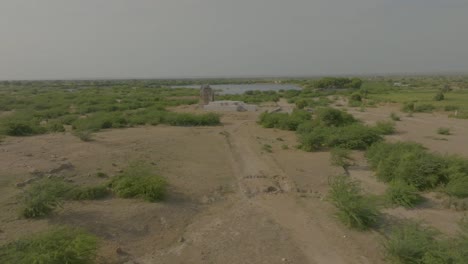Ruinen-Des-Nagarparkar-Staudamms,-Sindh,-Pakistan