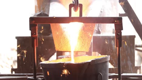 POV-SHOT-Pouring-ni-process-of-melting-iron-at-high-degree-Celsius-in-casting-factory