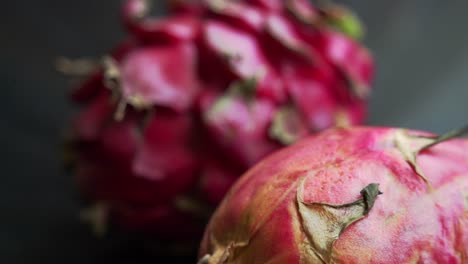 Depth-of-field-out-of-focus-shot-of-Red-Dragon-Fruit-on-table-Cultivating-Exotic-Plants-pitaya
