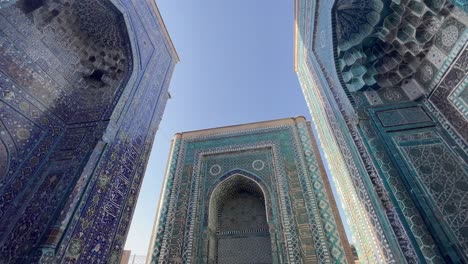 Tuman-Aqa,-Shah-Arab-and-Khoja-Ahmad-Mausoleums,-Samarkand,-Uzbekistan