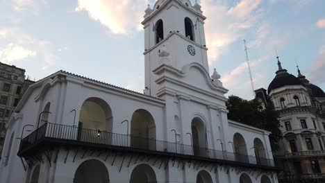 Cabildo-Von-Buenos-Aires-Stadt-Regierungsgebäude-Aus-Der-Kolonialzeit-In-Argentinien-Skyline-Und-Wahrzeichen