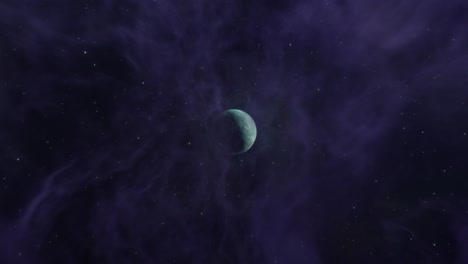 Flying-Through-a-Glowing-Purple-Nebula-to-Arrive-at-an-Alien-World