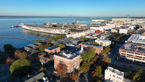 Downtown-Newport-News-VA-with-waterfront