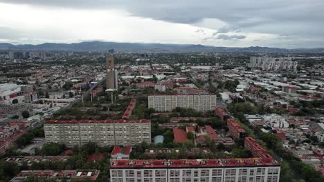 shot-of-Tlatelolco-housing-complex-in-mexico-city-at-afternoon