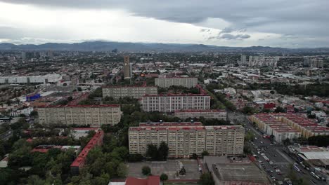 shot-of-Tlatelolco-housing-complex-in-mexico-city