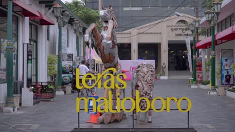 Signage-of-Teras-Malioboro-in-Yogyakarta,-Indonesia