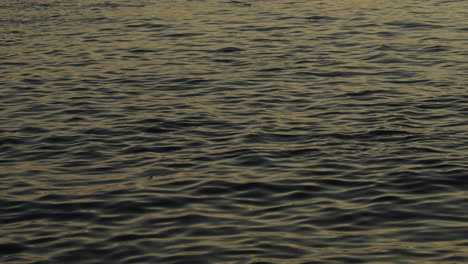 Bewegtes,-Wellenförmiges-Wasser-Bei-Sonnenuntergang,-Faszinierende-Zeitlupe