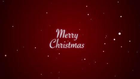 3D-animation-motion-graphic-Merry-Christmas-holiday-season-text-title-on-abstract-particle-glitter-background-with-snowing-snowflakes-visual-effect-4K-red