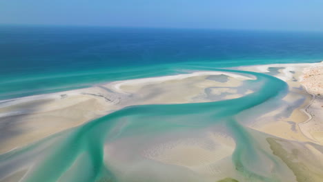 Coastal-Detwah-Lagoon-On-The-Northwest-Side-Of-Socotra-Island,-Yemen