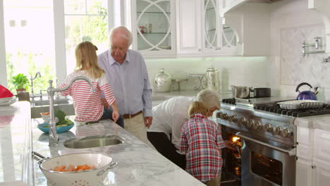 Children-And-Grandparents-Make-Roast-Turkey-Meal-Shot-On-R3D
