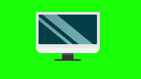 Monitor-screen-laptop-icon-concept-loop-animation-video-with-alpha-channel