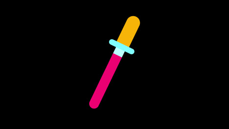 pipette-dropper-icon-concept-loop-animation-video-with-alpha-channel
