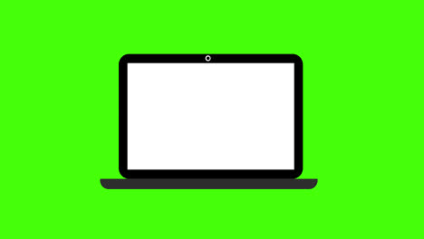 Monitor-screen-laptop-icon-concept-loop-animation-video-with-alpha-channel