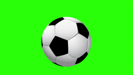 Eine-Schwarz-weiße-Fußball-Ball-Konzept-Loop-Animation-Mit-Alphakanal