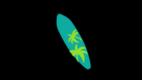 Surfbrett-Symbol-Konzept-Loop-Animation-Mit-Alphakanal