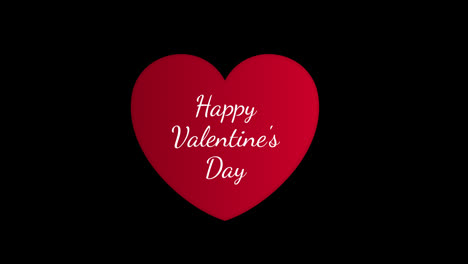 Ein-Rotes-Herz-Mit-Weißem-Happy-Valentine-Day-Icon-Konzept-Loop-Animationsvideo-Mit-Alphakanal