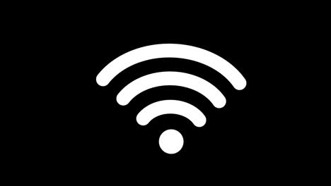 a-white-wifi-icon-concept-loop-animation-video-with-alpha-channel