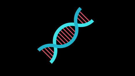 DNA-Strand-Science-molecule-design-icon-concept-loop-animation-video-with-alpha-channel
