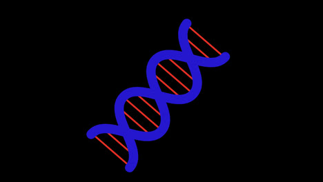 DNA-Strand-Science-molecule-design-icon-concept-loop-animation-video-with-alpha-channel
