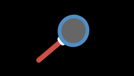 Magnifying-glass-icon-symbolizing-search-or-zoom-functions-investigation-concept-animation-with-alpha-channel