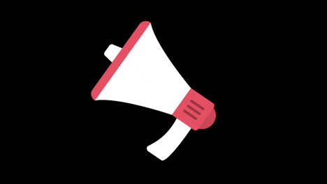 megaphone-speaker-icon-animation-announcement-concept-transparent-background-with-alpha-channel