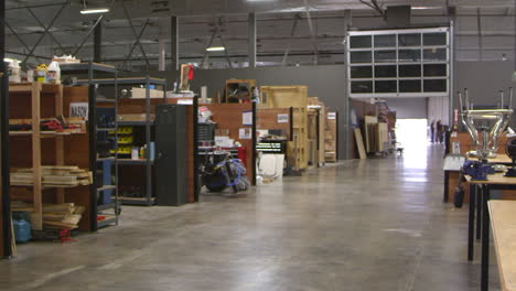 Interior-Of-Factory-With-Empty-Work-Benches-Shot-On-R3D