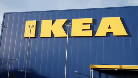 Außenansicht-Des-IKEA-Ladens-In-Reading,-England