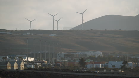 Four-working-wind-generators