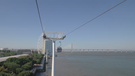 Cable-car-ride-in-Lisbon-Portugal