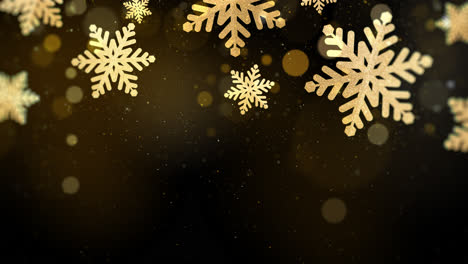 Christmas-frame-is-a-snowflake-and-particle-lights-for-overlays-on-your-christmas-projects,-Also-good-background-for-scene-and-titles,-logos.